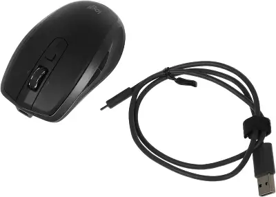 Мышь Logitech MX Anywhere 2S черный оптическая 4000dpi беспров. BT/Radio USB 7but (910-006211)