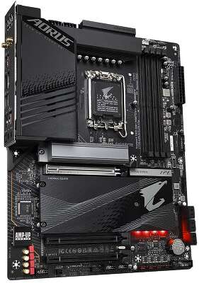 Материнская плата Gigabyte Z790 AORUS ELITE AX, Socket 1700, Intel®Z790, 4xDDR5-4800, HDMI+DP, 3xPCI-Ex16, 6xSATA3(RAID 0/1/5/10), 4xM.2, 8Ch Audio, 1x2.5GbLan, WiFi, (4+4)xUSB2.0, (5+2)xUSB3.2, (1+1)xUSB3.2 Type-C™, ATX, RTL {}