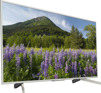 ЖК телевизор Sony 49"/123см KD-49XF7077 LED 4K UHD, серебристый