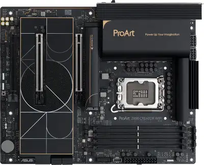 Материнская плата Asus PROART Z890-CREATOR WIFI Soc-1851 Intel Z890 4xDDR5 ATX AC`97 8ch(7.1) 1 x 10Gigabit + 1 x 2.5Gigabit RAID+HDMI+DP