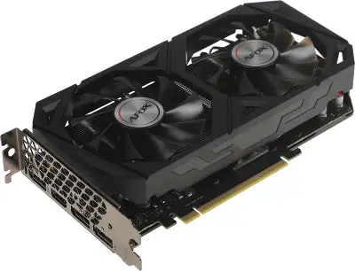 Видеокарта Afox PCI-E 3.0 AF2060S-8192D6H7 NVIDIA GeForce RTX 2060SUPER 8Gb 256bit GDDR6 1470/14000 DVIx1 HDMIx1 DPx3 HDCP Ret