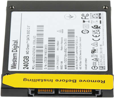 Твердотельный накопитель 2.5" SATA3 240Gb Western Digital WD Green [WDS240G3G0A] (SSD)