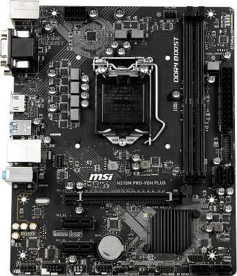 Мат. плата MSI H310M PRO-VDH PLUS microATX LGA1151v2 MSI H310M PRO-VDH PLUS