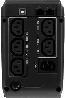 PowerCom Imperial IMD-825AP ИБП {Line-Interactive, 825VA/495W, Tower, 5 xC13: 3 с резервным питанием + 2 с фильтрацией, LCD, USB} (507309)