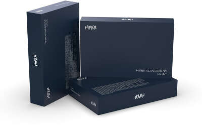 Компьютер Неттоп Hiper AS8 i3 12100 3.3 ГГц/8/256 SSD/WF/BT/W10Pro,черный
