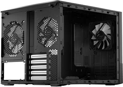 Корпус ПК без блока питания/ Case Fractal Design Node 804, Mini-Tower, 3x120mm, 2xUSB-A 3.2 mATX, mITX Black