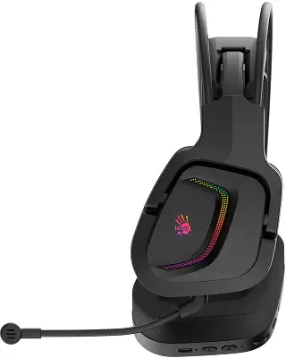 Наушники с микрофоном A4Tech Bloody MR575 черный 1.5м мониторные BT/Radio оголовье (MR575)