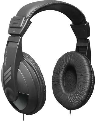 Наушники накладные DEFENDER Gryphon HN-751 black (проводные, кабель 2м, mini-Jack 3.5mm) (63751)