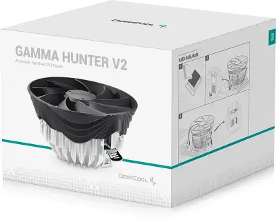 Кулер для процессора Deepcool GAMMA HUNTER V2 Soc-AM4/1151/1200 3-pin 21dB Al 95W