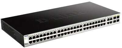 Коммутатор D-Link DGS-1210-52/FL2A Управляемый L2 коммутатор с 48 портами 10/100/1000Base-T и 4 комбо-портами 100/1000Base-T/SFP
