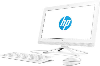 Моноблок HP AIO 20-c430ur 19.5" FHD A4 9125/4/500/R R3/WF/BT/Cam/Kb+Mouse/DOS,белый (7JT08EA)