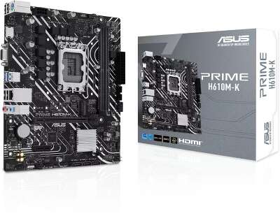 Материнская плата mATX LGA1700 ASUS PRIME H610M-K