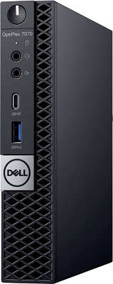 Неттоп Dell OptiPlex 7070 Micro i7-9700/8/256 SSD/WF/BT/Linux,черный