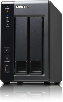 Сетевое хранилище QNAP TS-219P2 (без ж,д)