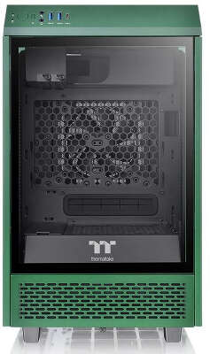 Корпус Thermaltake The Tower 100 Racing Green, зеленый, Mini-ITX, Без БП (CA-1R3-00SCWN-00)
