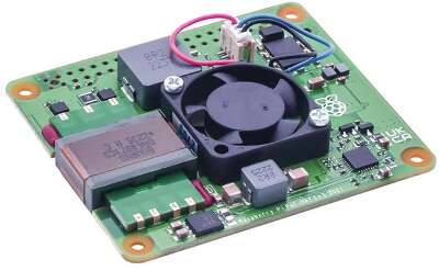 Плата интерфейсная Raspberry Pi Плата Power Over Ethernet (POE) Raspberry Pi PoE HAT+ for Raspberry Pi 3B+ и 4B, SC0468, для питания Raspberry Pi через Ethernet кабель. Вентилятор в комплекте. (RPI3-MODBP-POE)(RASP3328)(221-1857) (492820)