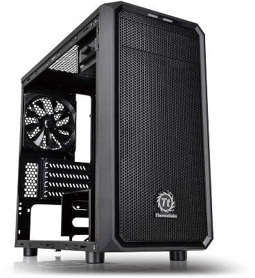 Корпус Thermaltake Versa H15 черный без БП mATX 4x120mm 1xUSB2.0 1xUSB3.0