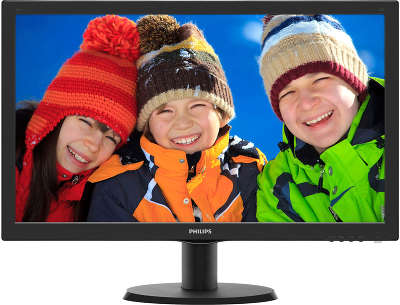Монитор Philips 23.6" 243V5LSB5 (00/01) черный TN