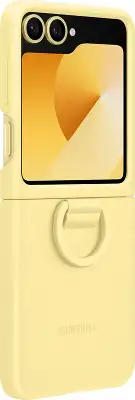 Чехол (клип-кейс) Samsung для Samsung Galaxy Z Flip6 Silicone Case Flip 6 (F741) желтый (EF-PF741TYEGRU)