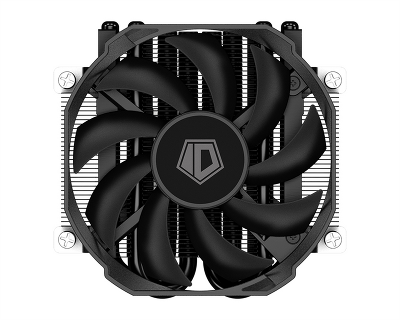 Кулер для процессора ID-COOLING IS-30A BLACK AMD AM5/AM4 низкопрофильный высота 30mm (36шт/кор, TDP 100W, PWM, 4 тепл.трубки прямого контакта, FAN 92mm) BOX