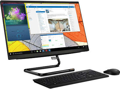 Моноблок Lenovo IdeaCentre AIO A340-24IWL 23.8" FHD i5-8265U/8/1000/128 SSD/Multi/WF/BT/Kb+Mouse/DOS,черный