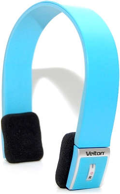 Наушники-гарнитура Velton B1 синяя, Bluetooth