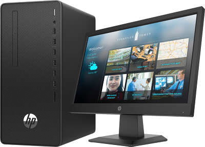 Компьютер HP Bundle 290 G4 MT i3 10100/4/1000/Multi/WF/BT/Kb+Mouse/DOS,черный (1C6U9EA)