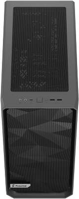 Корпус Fractal Design Meshify 2 Compact Light Tempered Glass, серый, ATX, Без БП (FD-C-MES2C-04)