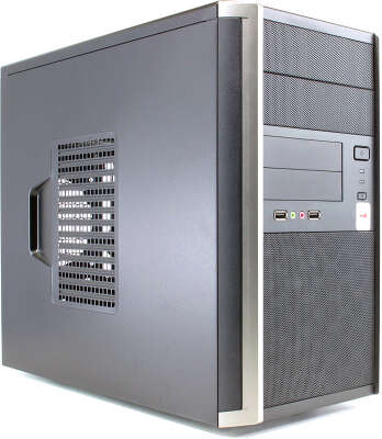 Корпус In-Win EMR035BL, черный/серебристый, mATX, 450W (EMR035BL)