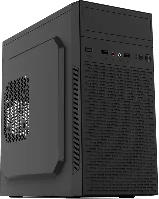 Корпус Digma DCC-MN305 черный без БП mATX 1x80mm 1x120mm 2xUSB2.0 1xUSB3.0 audio