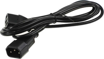 Кабель-удлинитель Ningbo AN23-1008 IEC C13 IEC C14 1.8м черный