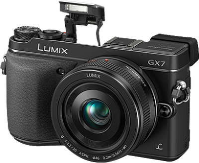Цифровая фотокамера Panasonic Lumix DMC-GX7CEE-K Black Kit (Micro 4/3 20 mm)