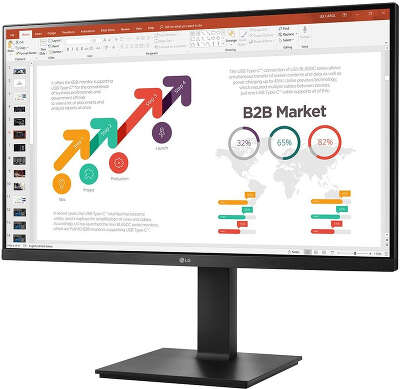 Монитор 27" LG 27BP450Y-B IPS FHD D-Sub, HDMI, DP, USB-Hub