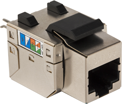 Модуль Keystone Tooless, RJ-45, кат.6, UTP, 180 градусов, белый