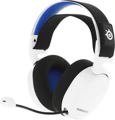 Наушники с микрофоном Steelseries Arctis 7P+ белый/черный мониторные Radio оголовье (61471)