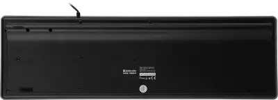 Клавиатура Defender Dark Knight GK-077 белый/черный USB Multimedia for gamer LED (45078)