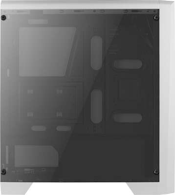 Корпус AeroCool Cylon Tempered Glass, белый, ATX, Без БП (4718009152342)