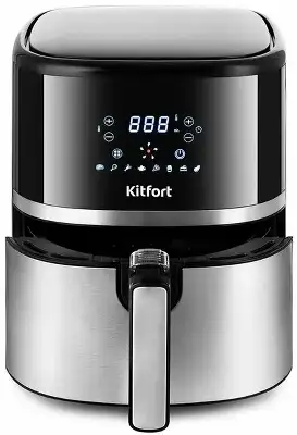 Аэрогриль Kitfort КТ-2221 1500Вт черный/серебристый