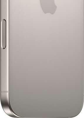 Смартфон Apple A3292 iPhone 16 Pro 256Gb титан моноблок 3G 4G 1Sim 6.3" 1206x2622 iOS 18 48Mpix 802.11 a/b/g/n/ac/ax/be NFC GPS Protect