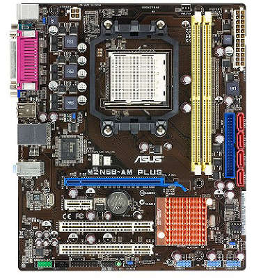 Мат. плата AMD 64 ASUS M2N68-AM PLUS