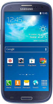 Смартфон Samsung GT-I9301 Galaxy S3, metallic blue (GT-I9301MBISER)