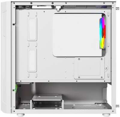 Корпус PowerCase Mistral Micro D3W ARGB, белый, mATX, без БП (CMMDW-A3)