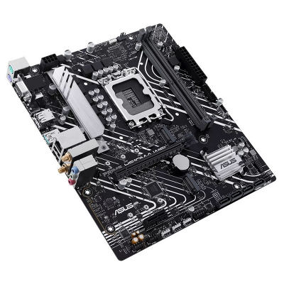 Материнская плата ASUS PRIME H610M-A WIFI, LGA1700, B610, 2*DDR5, 4*SATA, 2*M.2, 2*USB 3.2, 4*USB 2.0, 1*PCIx16, 1*PCIx1, HDMI+DP+D-Sub, mATX; 90MB1G00-M0EAY0