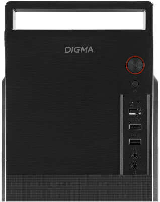 Корпус Digma DC-MATX101-U2, черный, mATX, Без БП (DC-MATX101-U2)