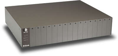 Шасси для медиаконвертеров D-Link DMC-1000/A3A, PROJ Chassis for Media Converter with 16 slots.Hot-swappable, Power isolation, Optional Redundant Power Supply.Manual + Power Cord included.
