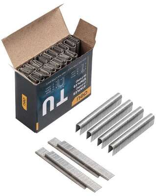 Мебельный степлер Deli DL238104 с набором скоб (2000шт D-тип, 2000шт Т-тип, 2000шт U-тип)