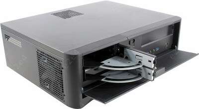 Корпус SilverStone GD06B, черный, mATX, Без БП (SST-GD06B)
