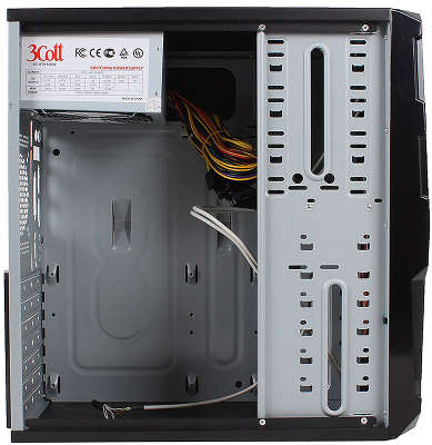 Корпус 3Cott 3C-ATX110GR "Gladiator" для игрового компьютера, ATX, блок питания 500 Вт, выходы USB 2.0x2, ауди