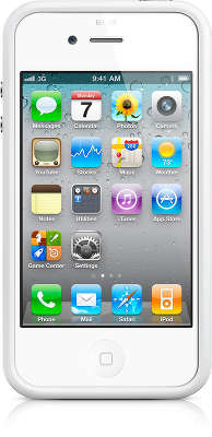 Чехол Apple iPhone Bumper White для iPhone 4S [MC668]