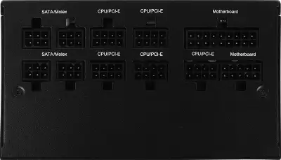 Блок питания Chieftec ATX 650W PowerUp GPX-650FC 80+ gold (20+4pin) APFC 120mm fan 9xSATA Cab Manag RTL